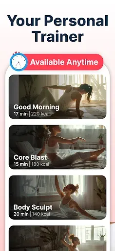 Скриншот 3 — Home Workout for Women: SheFit
