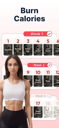 Скриншот 4 — Home Workout for Women: SheFit