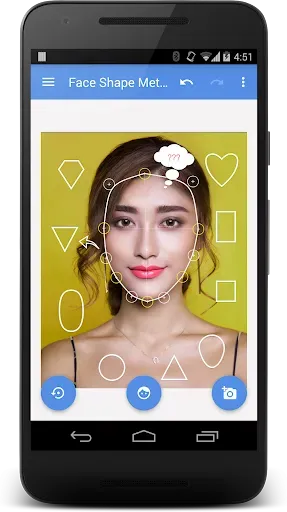 Скриншот 1 — My Face Shape Meter and frames