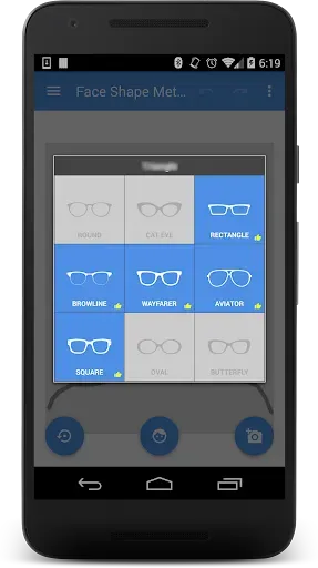 Скриншот 5 — My Face Shape Meter and frames