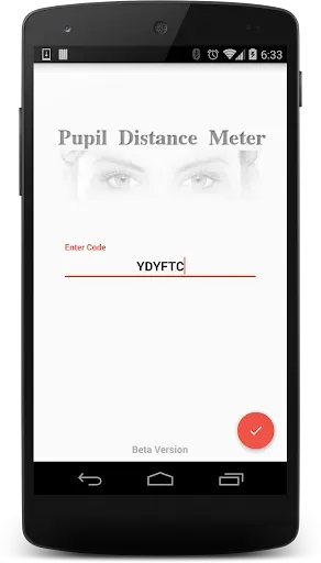 Скриншот 1 — Pupil Distance Meter | Custom