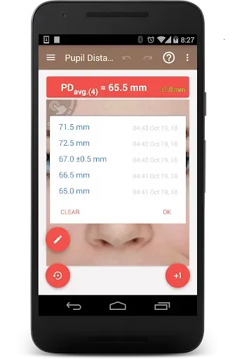 Скриншот 3 — Pupil Distance Meter | Custom