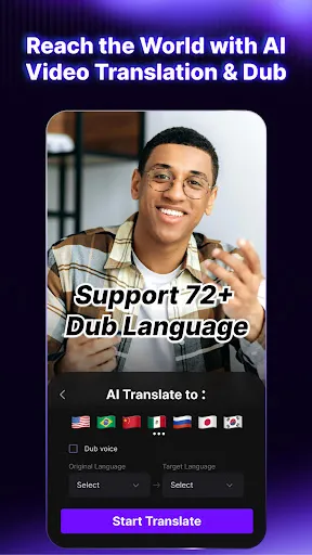 Скриншот 2 — Vozo AI Video Translator & Dub