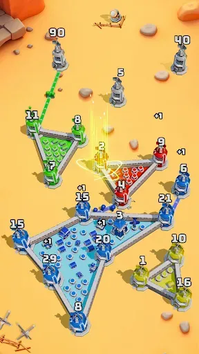 Скриншот 1 — Tower Battle: Соединяй башни