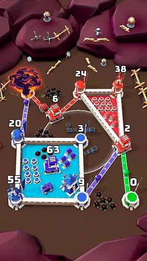 Скриншот 2 — Tower Battle: Соединяй башни