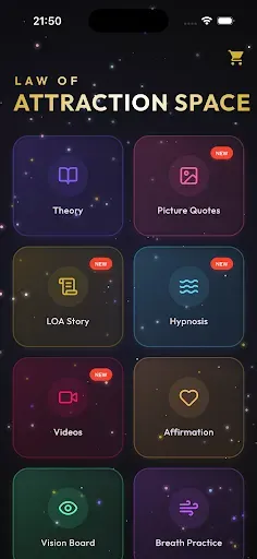 Скриншот 1 — Law of Attraction Space