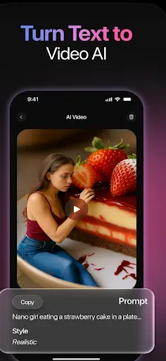 Скриншот 2 — видео с искусственным: Vivideo
