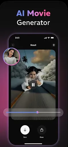 Скриншот 6 — видео с искусственным: Vivideo
