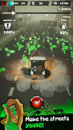 Скриншот 2 — rUNDEAD: Zombie Road Rage