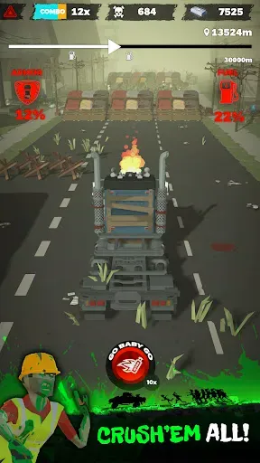 Скриншот 4 — rUNDEAD: Zombie Road Rage