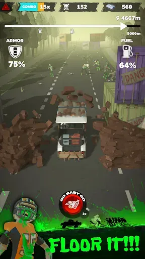 Скриншот 6 — rUNDEAD: Zombie Road Rage