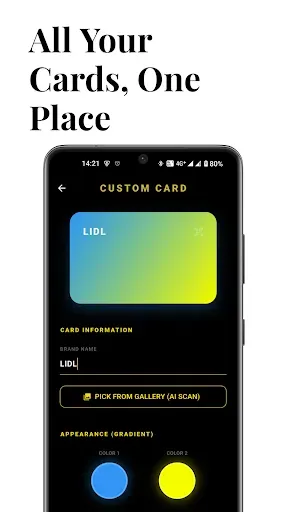 Скриншот 5 — Vizo: Minimalist Card Wallet