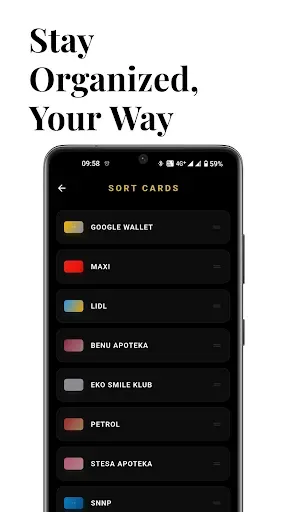 Скриншот 7 — Vizo: Minimalist Card Wallet