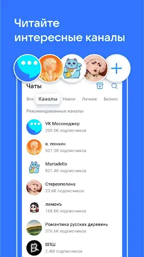 Скриншот 4 — VK Мессенджер: Общение, звонки
