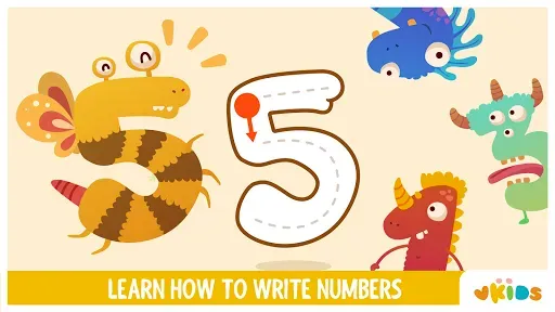 Скриншот 1 — Vkids Numbers - Counting Games
