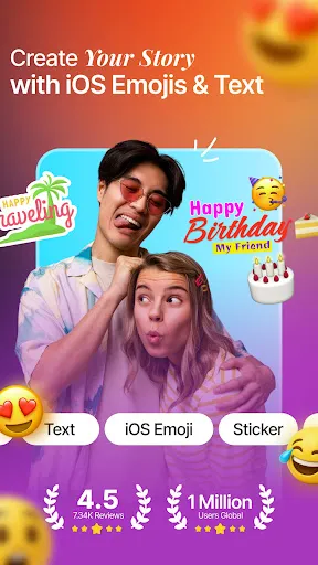 Скриншот 1 — iOS Emojis For Story