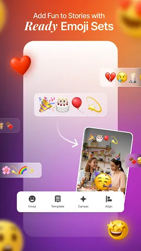 Скриншот 4 — iOS Emojis For Story