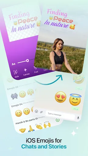 Скриншот 8 — iPhone Keyboard iOS Emojis