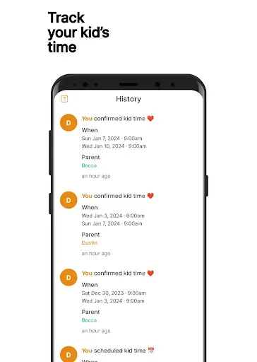 Скриншот 8 — Kidtime Coparent Calendar Chat