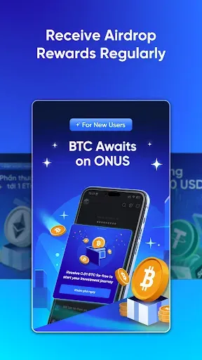 Скриншот 4 — ONUS: Buy Bitcoin,ETH & Crypto