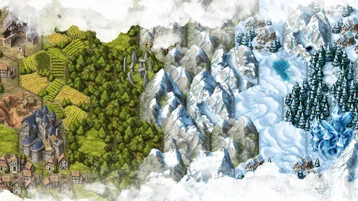Скриншот 1 — Worldscaper : Hexagons