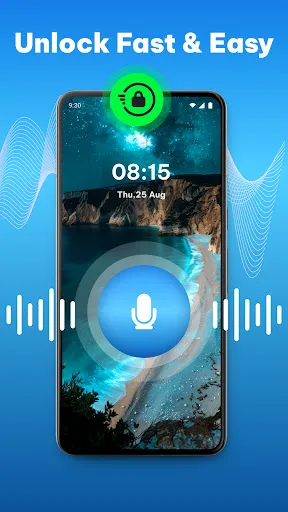 Скриншот 4 — Ai Voice Lock Screen - VoiceOS