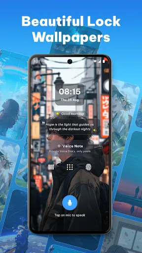 Скриншот 6 — Ai Voice Lock Screen - VoiceOS