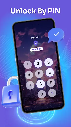 Скриншот 4 — AI Voice Lock Screen: AI Note