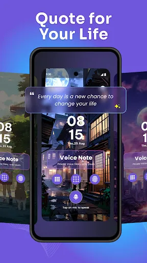 Скриншот 8 — AI Voice Lock Screen: AI Note