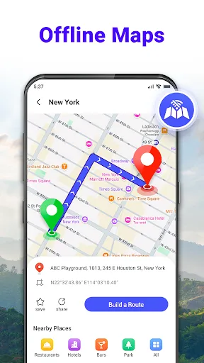 Скриншот 5 — Голосовая навигация GPS: Карта