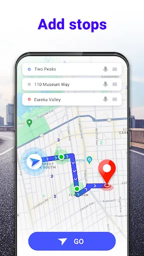 Скриншот 6 — Голосовая навигация GPS: Карта