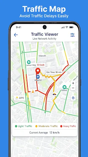 Скриншот 3 — Live Gps Voice Navigation App
