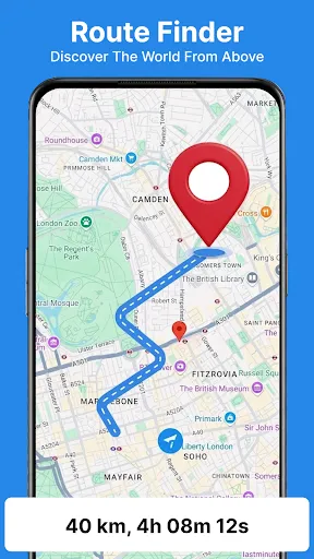 Скриншот 4 — Live Gps Voice Navigation App