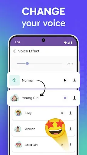 Скриншот 3 — AI Voice Changer Sound Effects