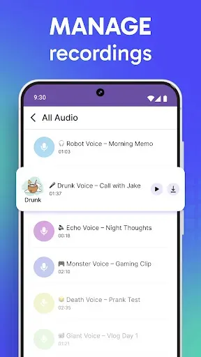 Скриншот 5 — AI Voice Changer Sound Effects