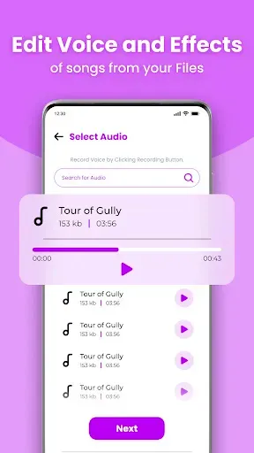 Скриншот 3 — Voice Changer - Audio Effects