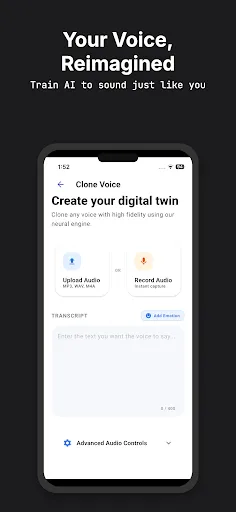 Скриншот 2 — Fish Audio: AI Voice Clone TTS