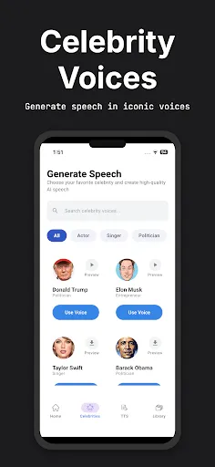 Скриншот 3 — Fish Audio: AI Voice Clone TTS