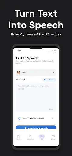 Скриншот 6 — Fish Audio: AI Voice Clone TTS