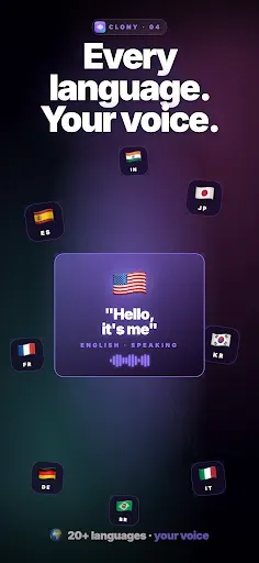 Скриншот 5 — Clony: AI Voice & Face Cloning