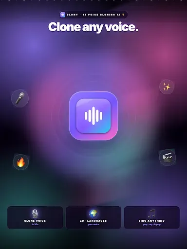 Скриншот 7 — Clony: AI Voice & Face Cloning
