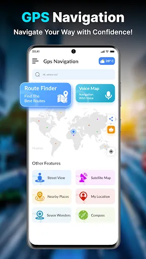 Скриншот 3 — GPS Карты Голосовая навигация