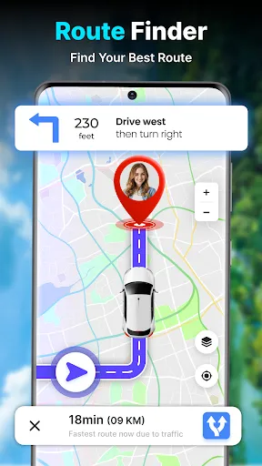 Скриншот 4 — GPS Карты Голосовая навигация