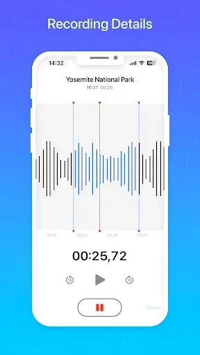 Скриншот 3 — Voice Recorder Phone 15, Memos