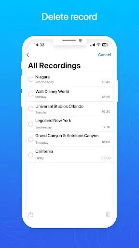 Скриншот 5 — Voice Recorder Phone 15, Memos