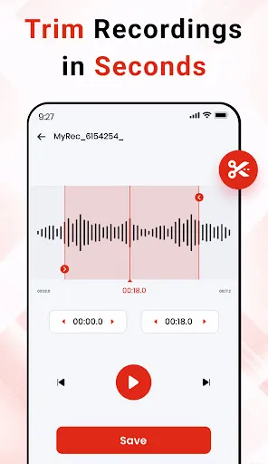 Скриншот 4 — Voice Memo - Recorder & Notes