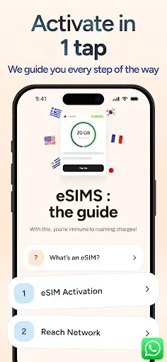 Скриншот 3 — voilà: Travel eSIM & Data