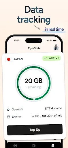 Скриншот 4 — voilà: Travel eSIM & Data