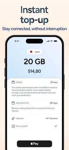 Скриншот 5 — voilà: Travel eSIM & Data