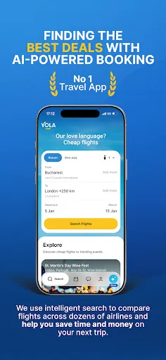 Скриншот 1 — GoVola - Cheap Flights